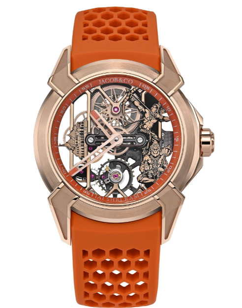 Jacob & Co Replica watch Epic X Ram Janmabhoomi Rose Gold Editionn EX113.43.AA.AB.ABRUA